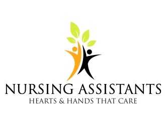 Nursing Assistants: Hearts & Hands That Care logo design by jetzu