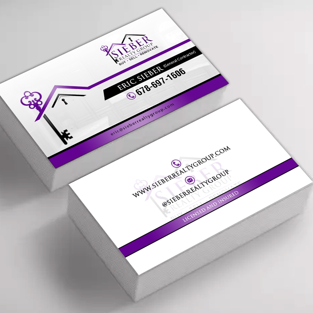 Sieber Realty Group logo design by Boomstudioz