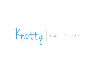 Knotty Halters logo design by mutafailan