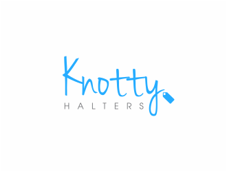 Knotty Halters logo design by mutafailan