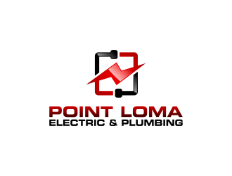 Point Loma Electric and Plumbing logo design by ubai popi
