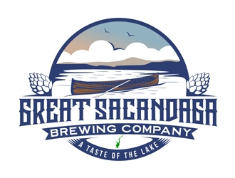 Great Sacandaga Brewing Company logo design by DreamLogoDesign