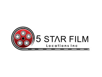 5 Star Film Locations Inc logo design by giphone
