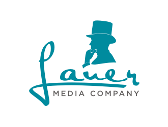Lauer Media Company logo design by Adundas