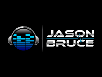 Jason Bruce or DJ Jason Bruce logo design by mutafailan