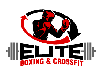 Elite Boxing & Crossfit logo design by THOR_