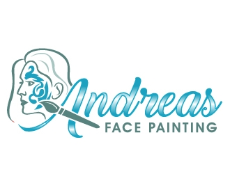 Andreas Face Painting  logo design by PMG