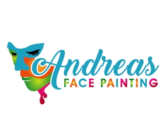 Andreas Face Painting  logo design by PMG