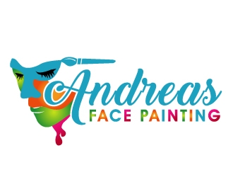 Andreas Face Painting  logo design by PMG