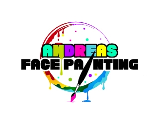 Andreas Face Painting  logo design by Aelius
