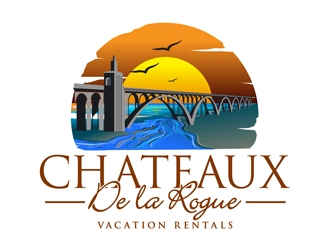 Chateaux de la Rogue logo design by DreamLogoDesign