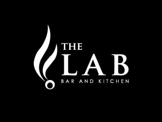 The Lab Bar and Kitchen logo design by Marianne