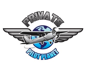 Private Pilot Planet logo design by DreamLogoDesign