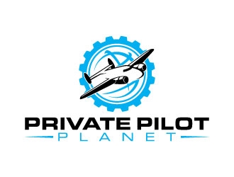 Private Pilot Planet logo design by daywalker