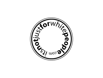 its not just for white people.com logo design by jaize