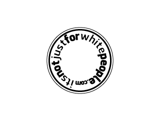 its not just for white people.com logo design by jaize