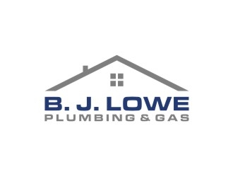 B. J. Lowe Plumbing & Gas logo design by bricton