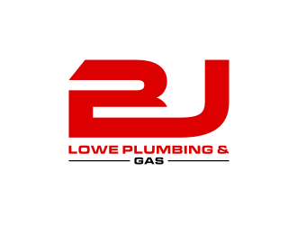 B. J. Lowe Plumbing & Gas logo design by yeve