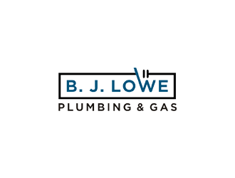 B. J. Lowe Plumbing & Gas logo design by checx