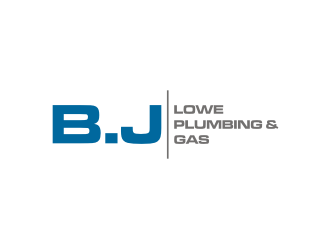 B. J. Lowe Plumbing & Gas logo design by rief