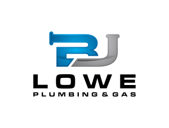 B. J. Lowe Plumbing & Gas logo design by RIANW