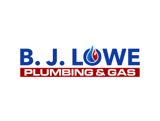 B. J. Lowe Plumbing & Gas logo design by ingepro