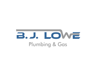 B. J. Lowe Plumbing & Gas logo design by ROSHTEIN