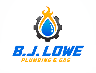 B. J. Lowe Plumbing & Gas logo design by Optimus