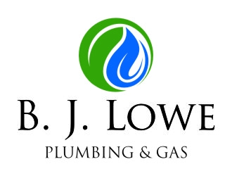 B. J. Lowe Plumbing & Gas logo design by jetzu