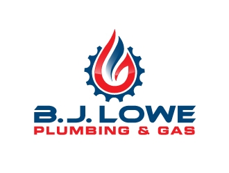 B. J. Lowe Plumbing & Gas logo design by 35mm