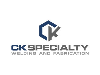 CK Specialty Welding and Fabrication logo design by pixalrahul