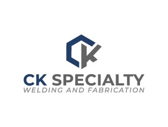 CK Specialty Welding and Fabrication logo design by pixalrahul