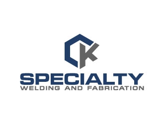 CK Specialty Welding and Fabrication logo design by pixalrahul