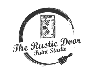 The Rustic Door Paint Studio logo design by czars
