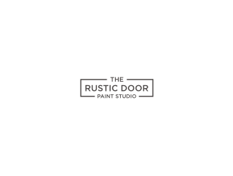 The Rustic Door Paint Studio logo design by vostre