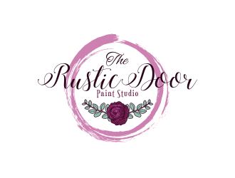 The Rustic Door Paint Studio logo design by SmartTaste