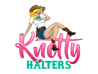 Knotty Halters logo design by reight
