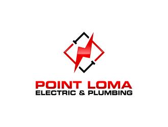 Point Loma Electric and Plumbing logo design by ubai popi