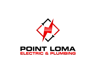 Point Loma Electric and Plumbing logo design by ubai popi