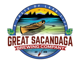 Great Sacandaga Brewing Company logo design by logopond