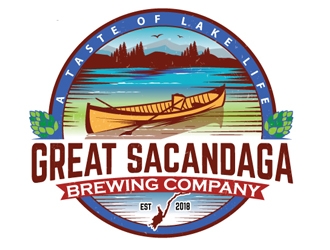 Great Sacandaga Brewing Company logo design by logopond