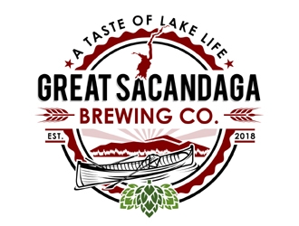 Great Sacandaga Brewing Company logo design by MAXR