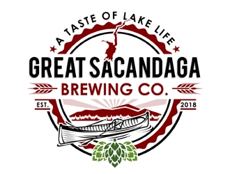 Great Sacandaga Brewing Company logo design by MAXR
