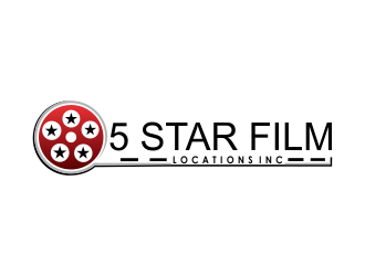 5 Star Film Locations Inc logo design by giphone