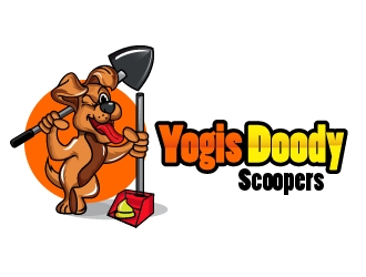 Yogis Doody Scoopers logo design by Suvendu