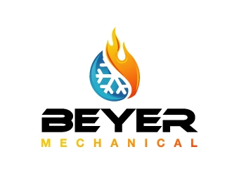 Beyer Mechanical logo design by PMG