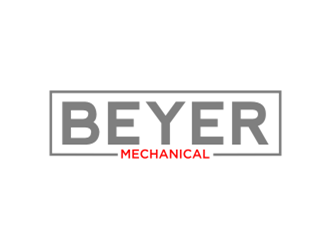Beyer Mechanical logo design by sheilavalencia