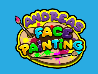 Andreas Face Painting  logo design by reight