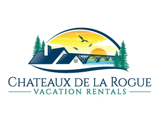 Chateaux de la Rogue logo design by jaize