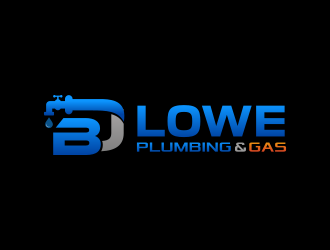 B. J. Lowe Plumbing & Gas logo design by thegoldensmaug